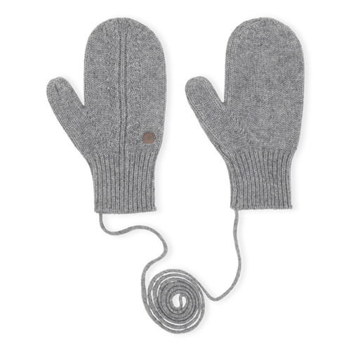 BETA STUDIO NASJA MITTENS GREY MELANGE